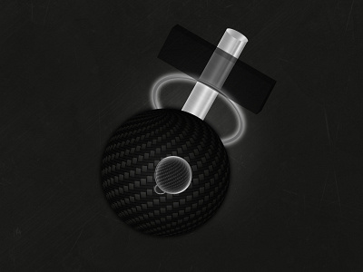 Black and white diagonals atmosphere best black black white bold bombs curved dark glassy grenade icon illustrator minimal shevcuk texture vector