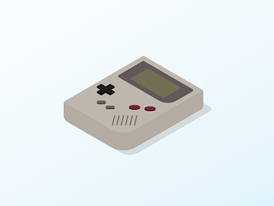 Game Boy gameboy illustration illustrator isometric isometric design
