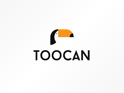 Toocan bird brand design geometry illustrator logo mark simple tucan vector