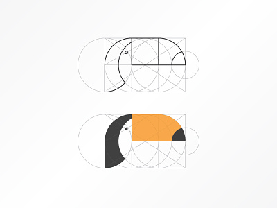 Toocan Construction design logo mark process vector