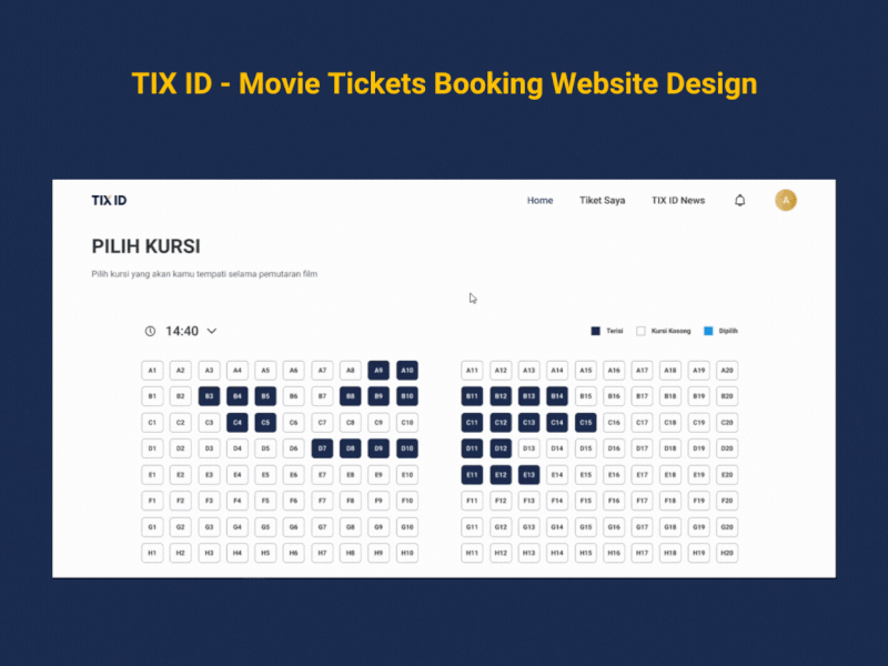 Movie Tickets Booking Website Design.