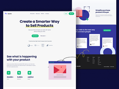 #ExplorationUI - Landing Page to Help Sale