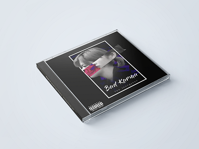 Album Cover - Bad Karma cd cover cd cover design cover art design graphic design illustration