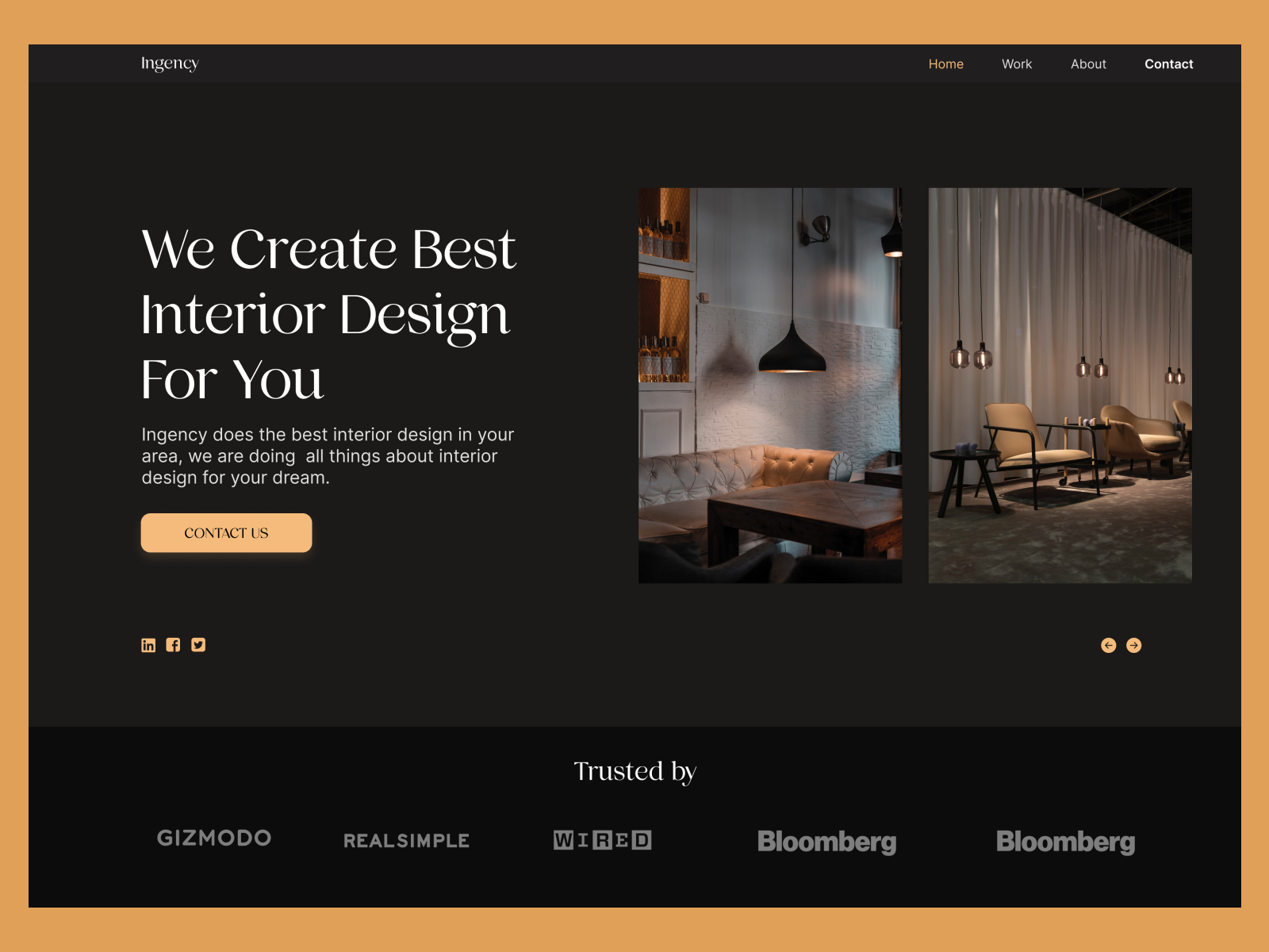 Luxury Interior Website Design by Tanjim Islam on Dribbble