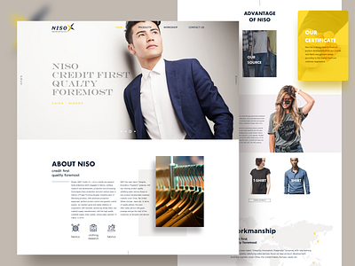 Corporate Website business corporate fashion design