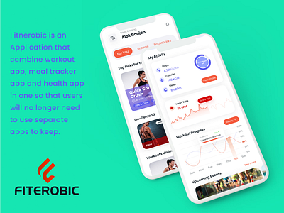 Fiterobic - One Stop Fitness and Health Solution App