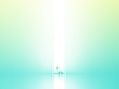 Bespoke clean color gradient illustration light minimal simple