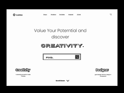 Designer Protfolio 3d ui vector web