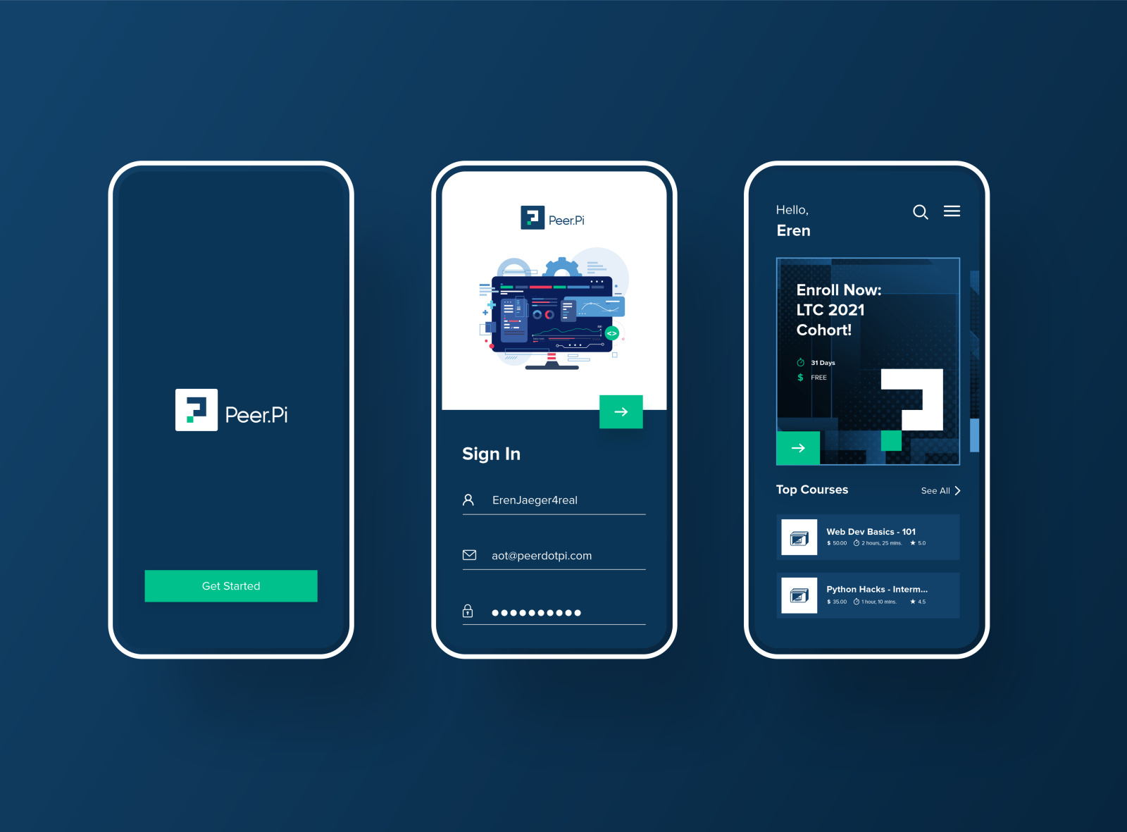 E-Learning App UI by Goody Adekpe on Dribbble