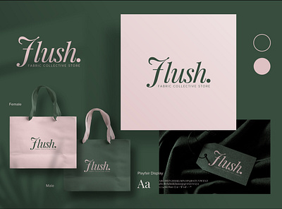 Luxury Fabric Logo fabric luxury luxury branding shopping typography typography design typography logo