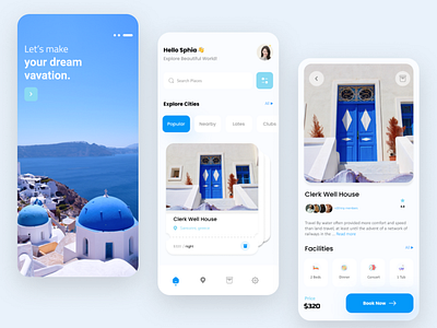 Travel App Design app design ui uiux ux uxui