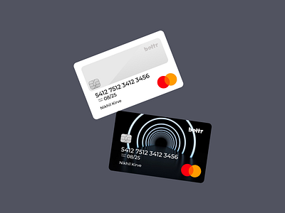 Credit Card Design - Bettr by Nikhil Kirve on Dribbble