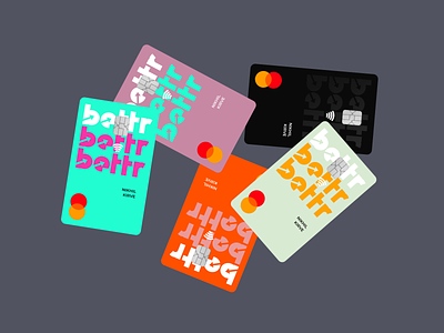 Credit Card Design - Bettr bettr bettrcard brand design branding design card card design credit card credit card design fintech mastercard
