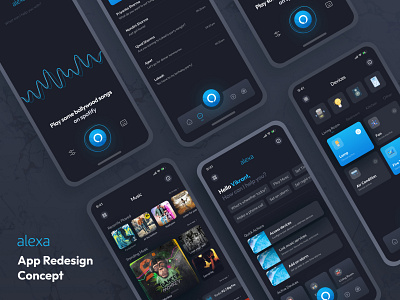 Alexa App Redesign Concept ui
