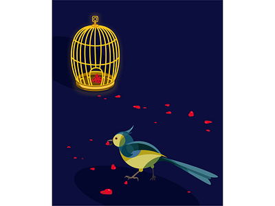 Trap ai bird illustration trap vector vectorillustration