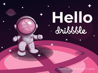 Hello Dribbble! ai design hello hellodribbble illustration ui vector vectorillustration