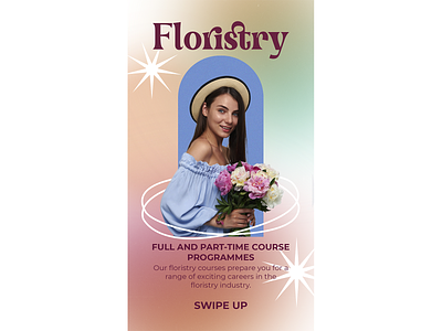 Floristry Course branding design graphic design illustration