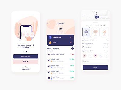 Ride Sharing App Design