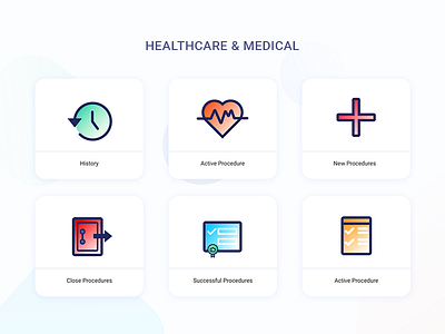 Healthcare Medical Icon flat icon gradient healthcare icons illustration medical ui medical