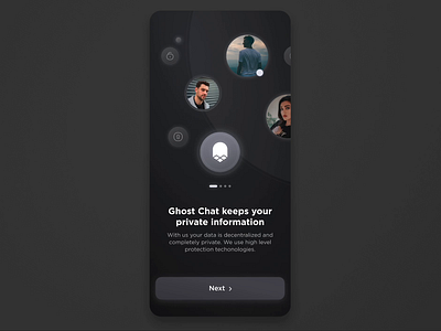 Messenger app — chat with friends! animation chat design messenger mobile ui