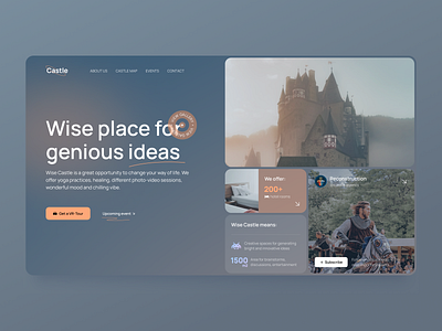 🏰 Castle Website Concept