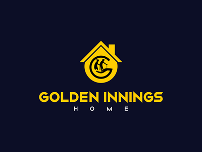 Golden Innings Home - Old Age Home Logo graphic design logo