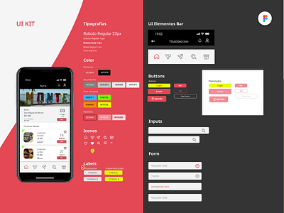 Project UI/UX branding graphic design prototype ui ui kit figma ux