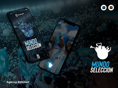 Official App Brand for AFA, Selección Argentina - World Cup 2022 app branding graphic design
