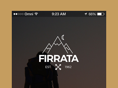 Firrata App adventure adventurous app globe ios iphone map mobile mountain travel ui ux