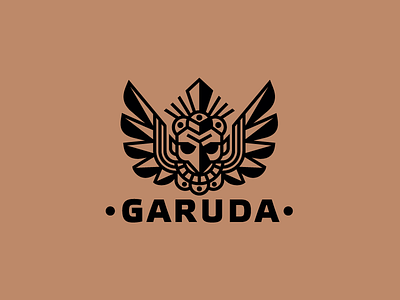 Garuda bird coffee coffeeshop design food garuda god illustration logo logotype vector wings