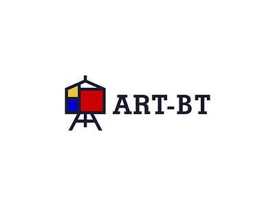 Art Bt abstraction art comfort everyday life gallery home logo logotype painting plumbing technique variety vector