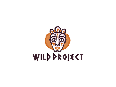 Wild project craft ethnic logo logotype mask wild