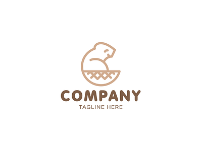 Cute Beaver Logo