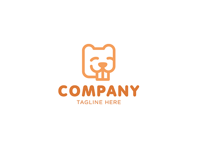 Modern Beaver Logo animal beaver builder eco logo logotype minimalism modern monoline nature zoo