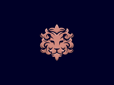 Ornamental lion logo