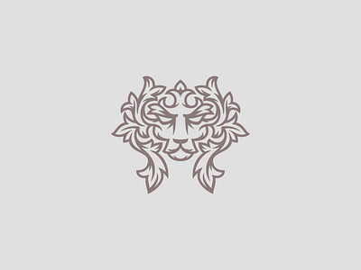 Ornamental lion logo animal lion logo logotype luxory ornamental premium zoo