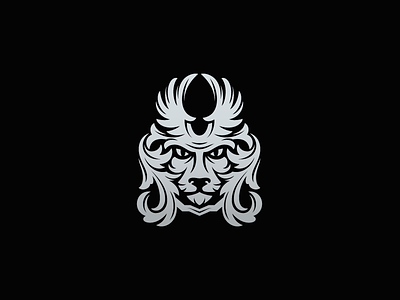 Lion With Wings Logo