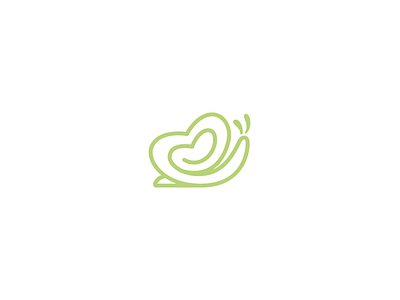 Snail love beauty character cosmetics heart logo logotype love nature snail woman