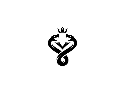 Two snake and letter V crown king letter logo logotype luxory monorgam nature premium snake v vip
