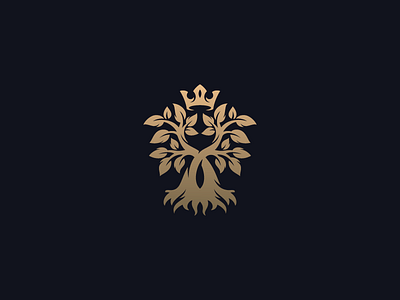 Golden Royal Tree Logo