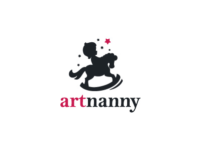 Artnanny baby babysitting brand branding logo child design identity kids logo logotype nanny toy