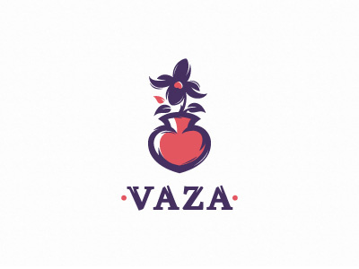 Vaza eco flowers logo logotype nature orchid