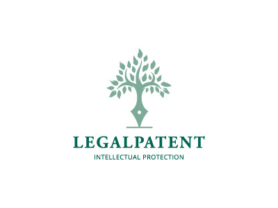 Legalpatent law lawyers logo logotype nib patent pen tree