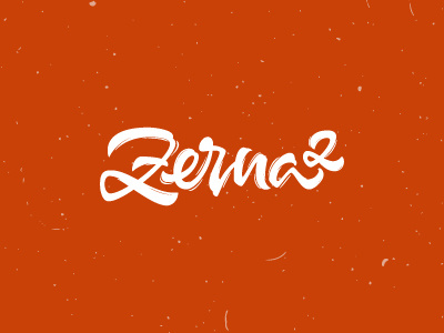 Zerna2 brushpen calligraphy coffee design lettering logo logotype type