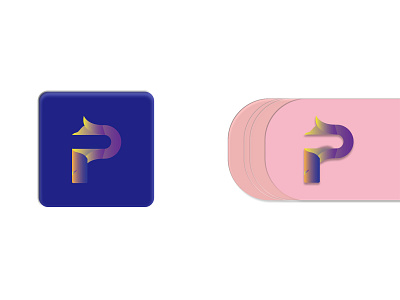 Modern P Letter Logo Design