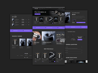 Vitus design development shop ui ux uidesign webdesign website design websites