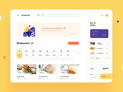 Online Restaurant - Concept