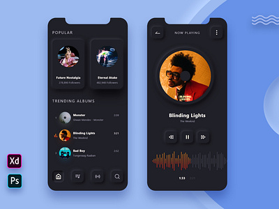Music App Design