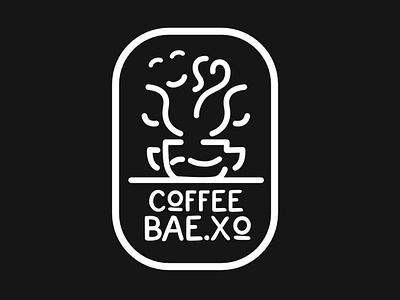 LOGO COFFEBAE.XO branding design icon logo logo minimalist minimalist