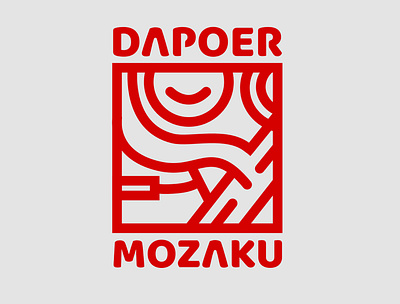 Logo Dapoer Mozaku branding design icon illustration logo logo minimalist minimalist vector